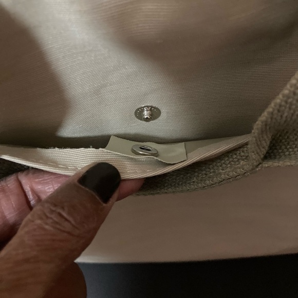 Beige Zippered Briefcase/Document Bag with Two Compartments. NWOT - Picture 5 of 9